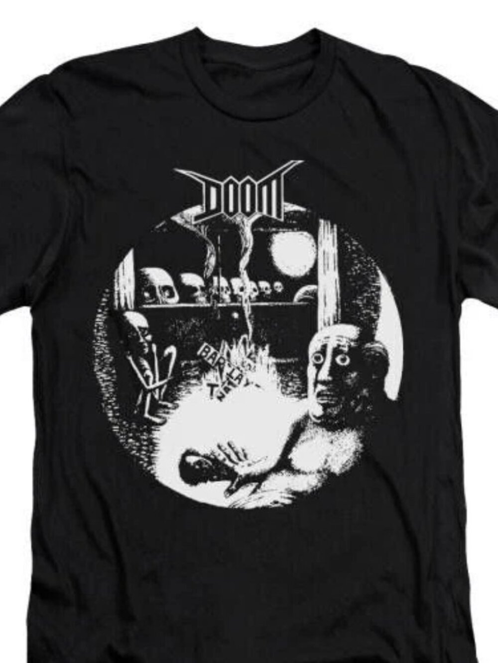 Doom T-Shirt Band Merch, Music Band Indie Rock Punk Gothic Unisex tee
